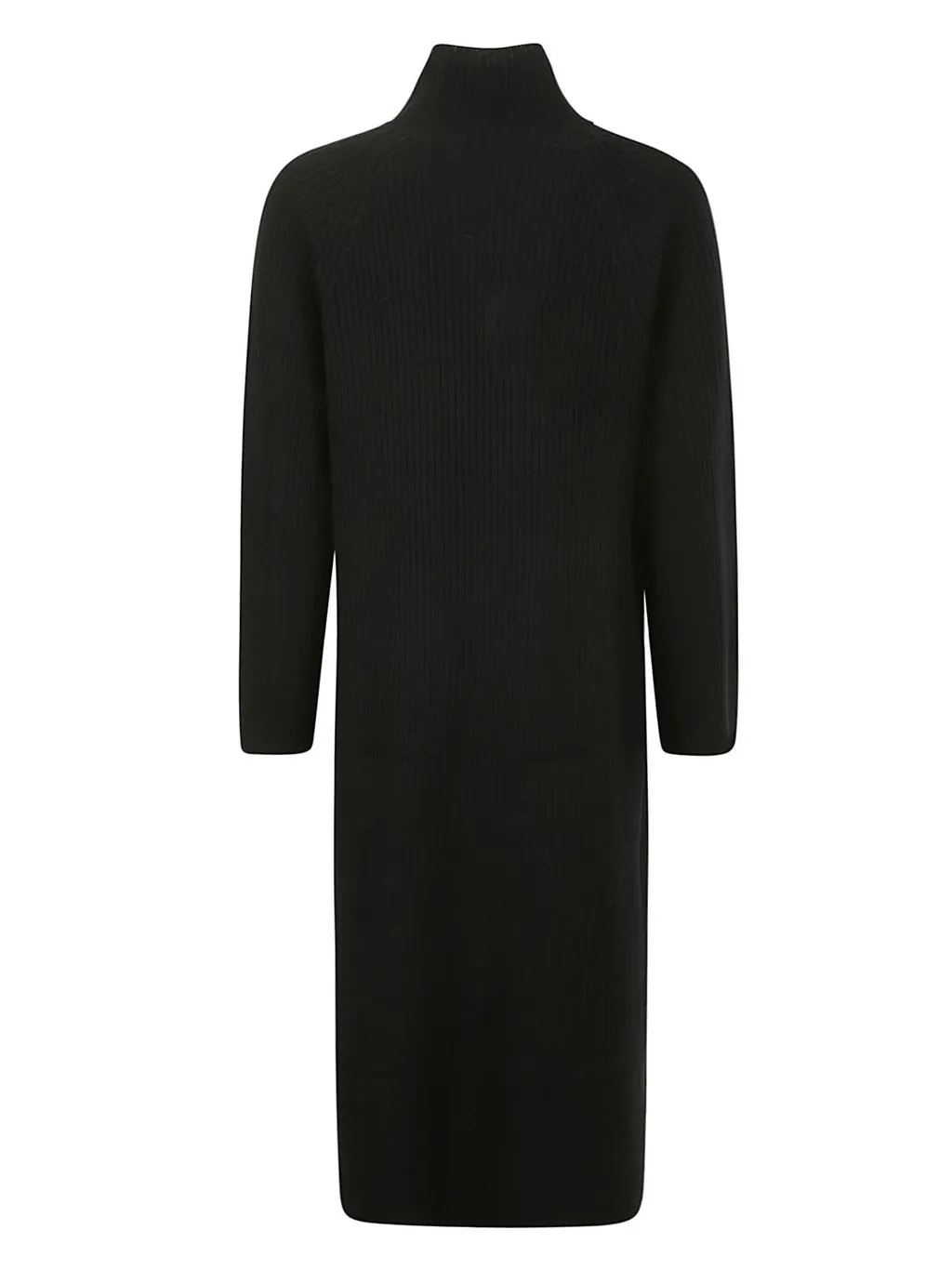 Ribbed Turtleneck Maxi Dress