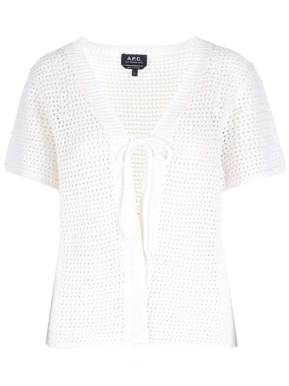 Cropped Crochet Cardigan