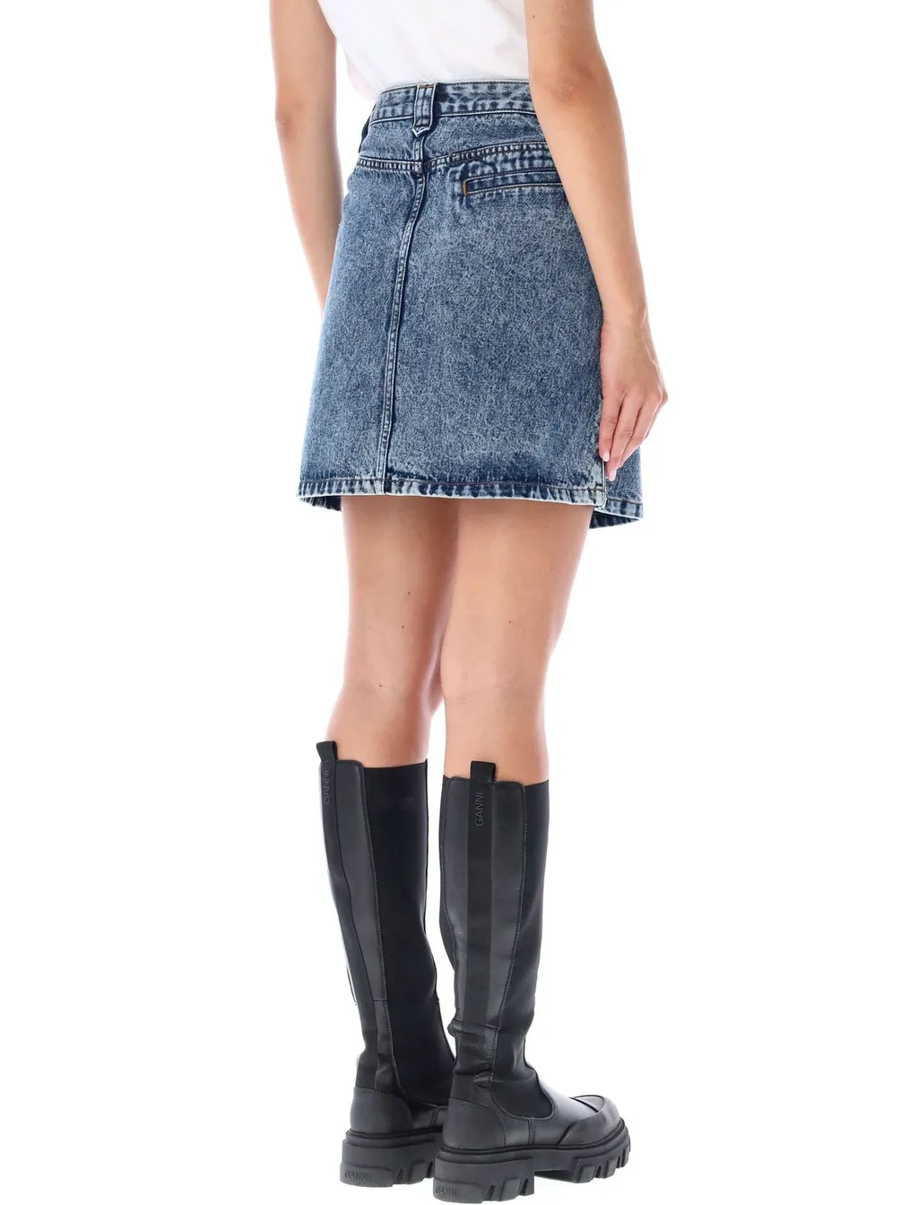 Denim Mini Skirt