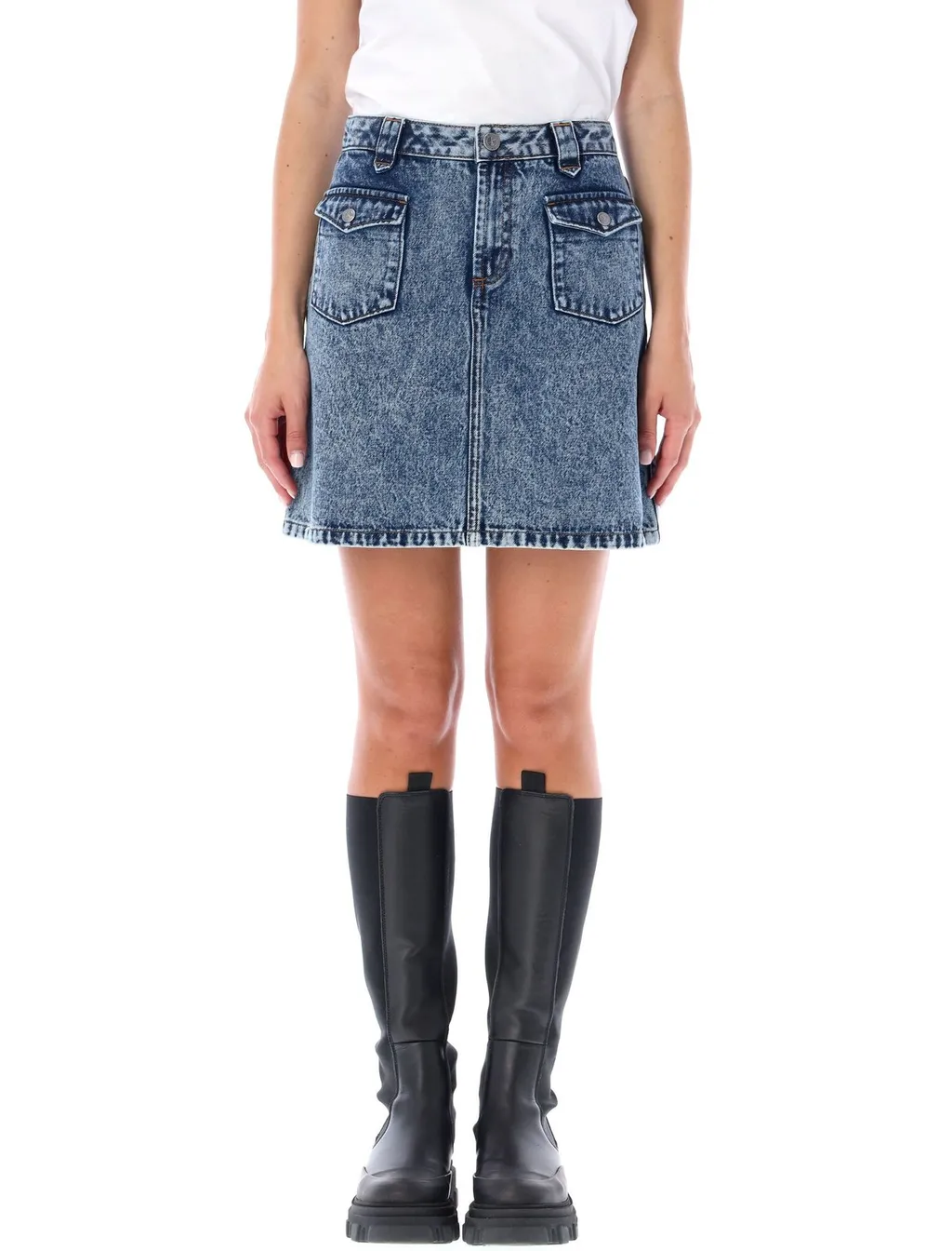 Denim Mini Skirt