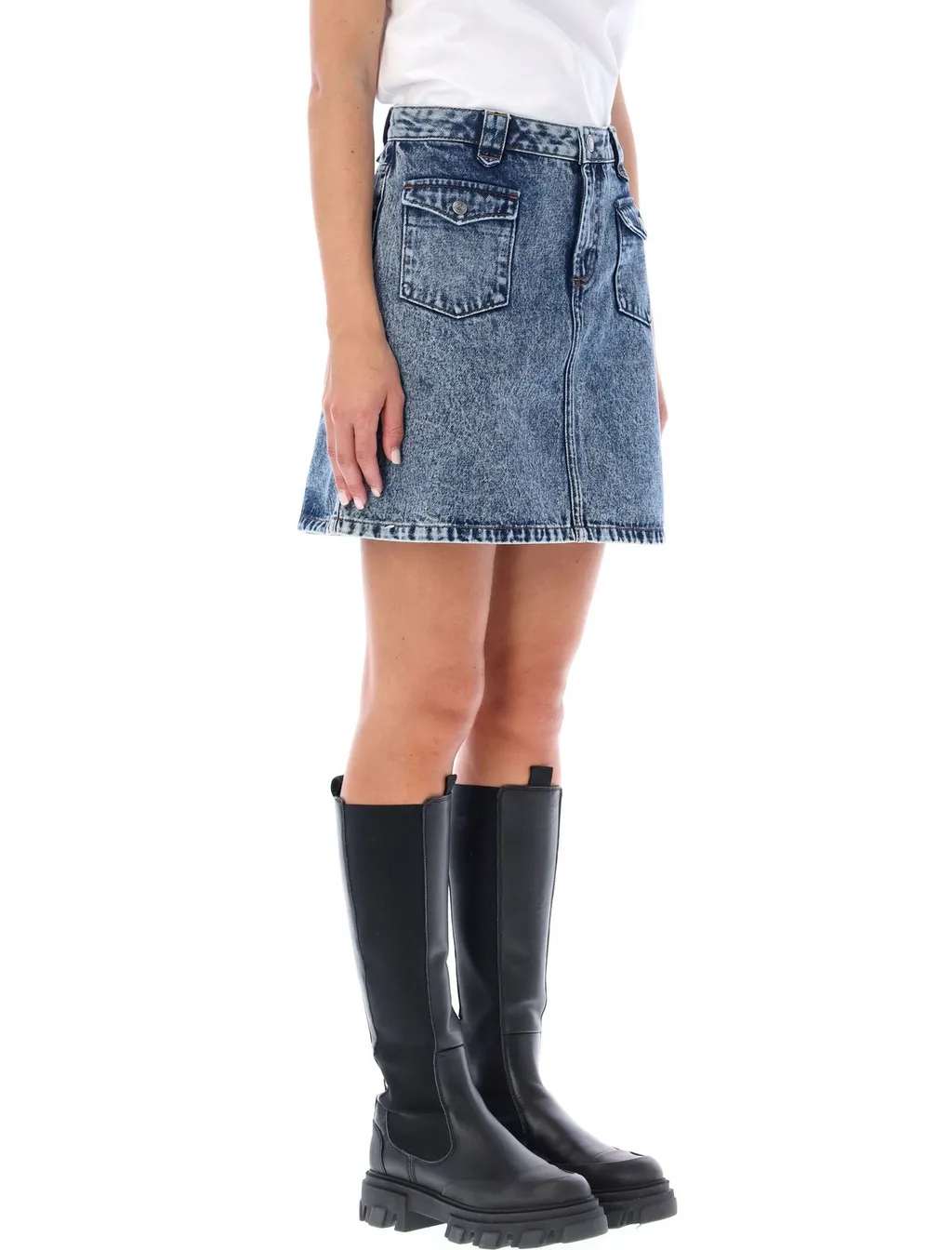 Denim Mini Skirt