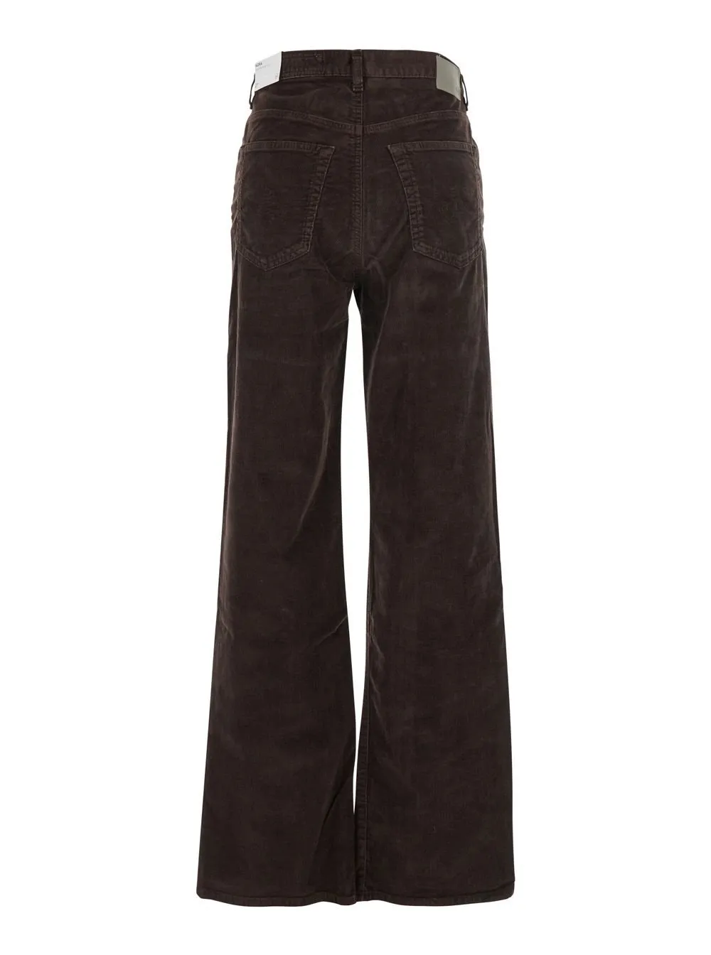 High-Waisted Corduroy Trousers