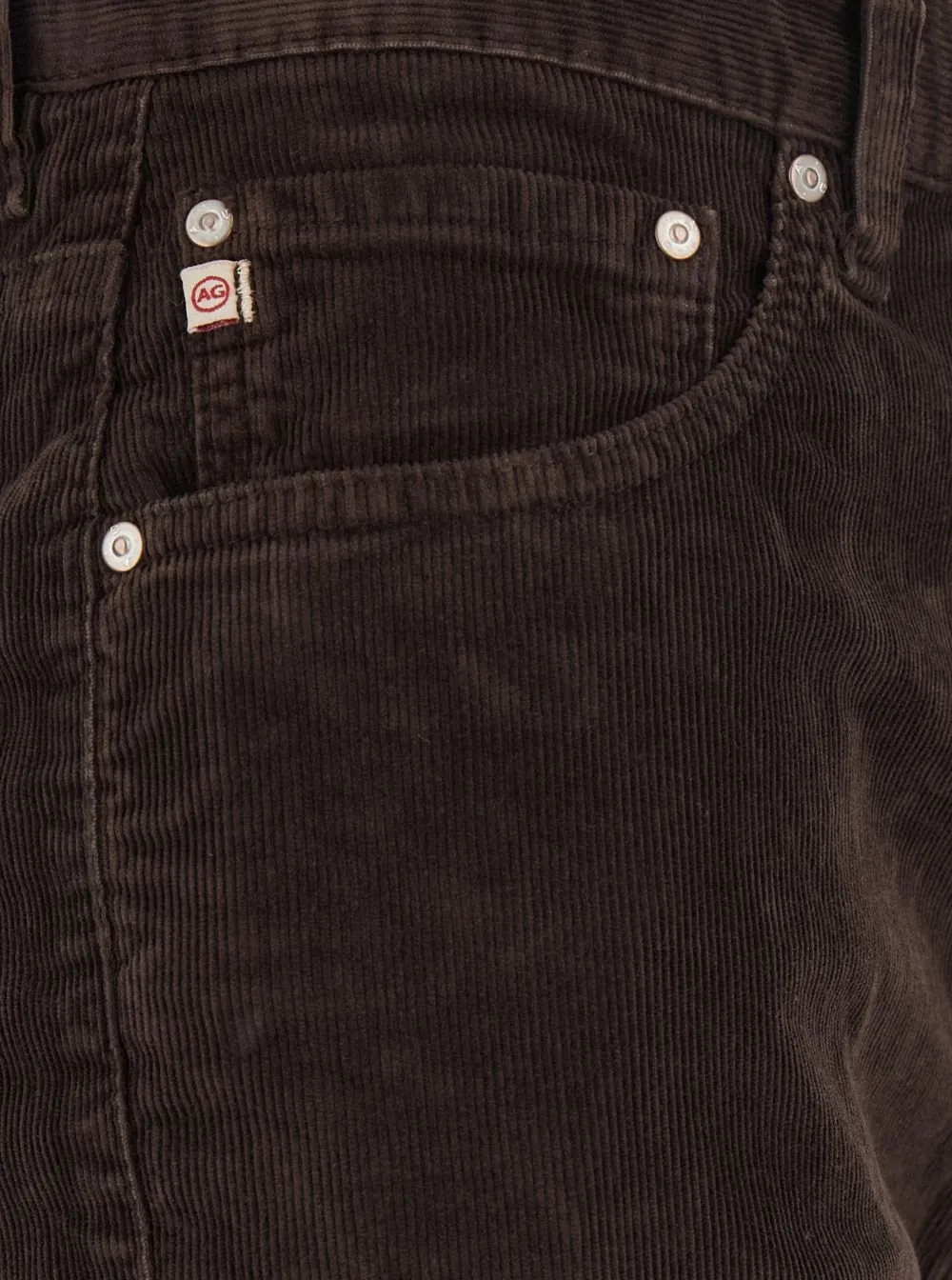 High-Waisted Corduroy Trousers
