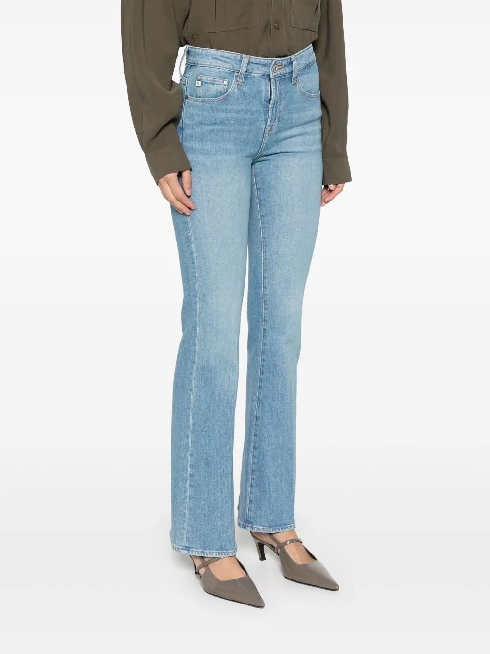 High-Waisted Flare Jeans