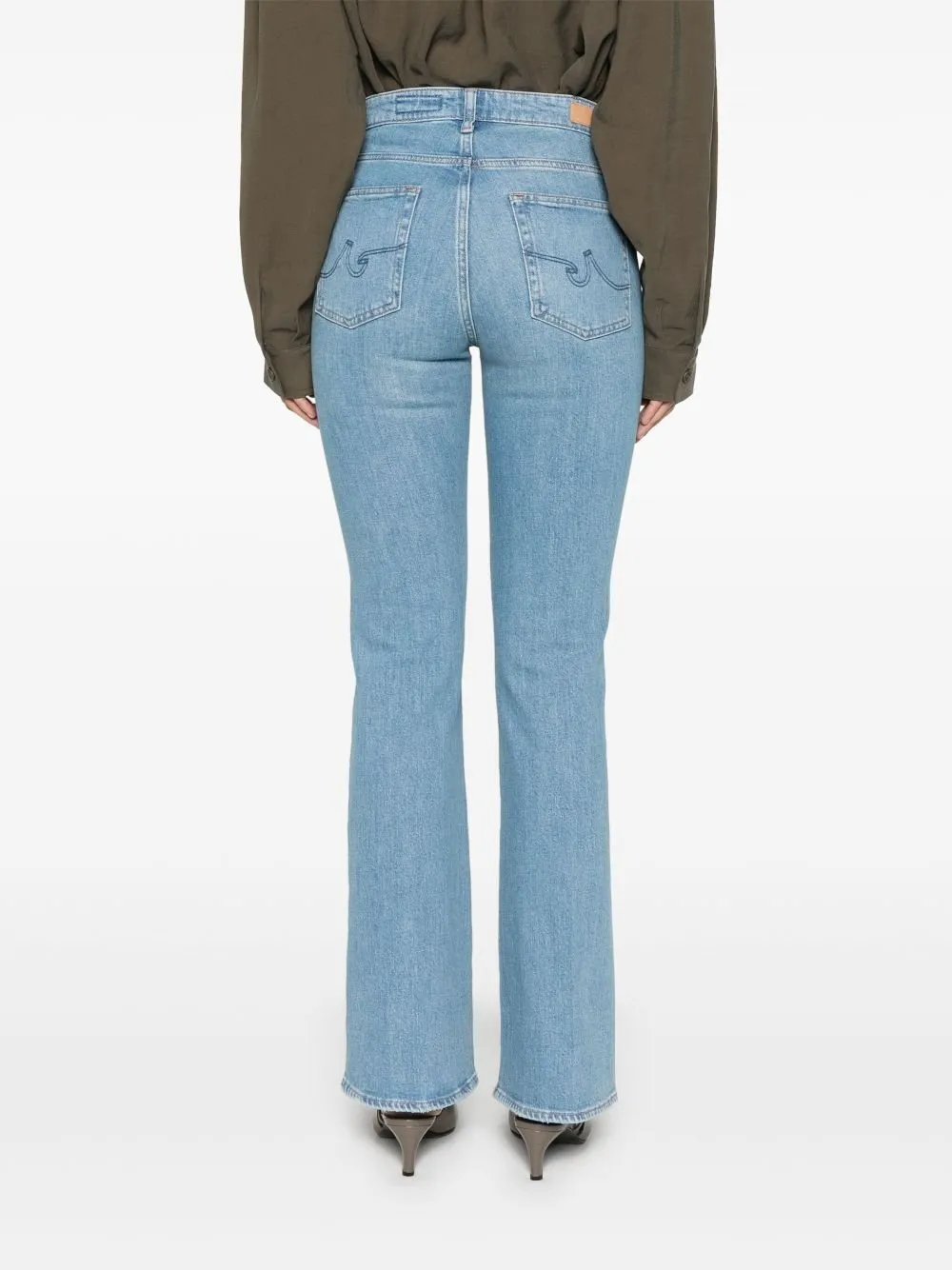 High-Waisted Flare Jeans