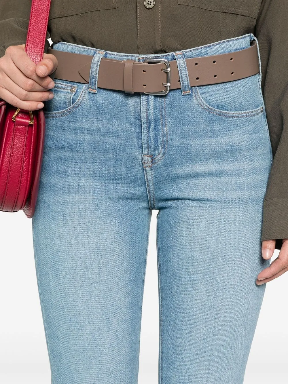 High-Waisted Flare Jeans