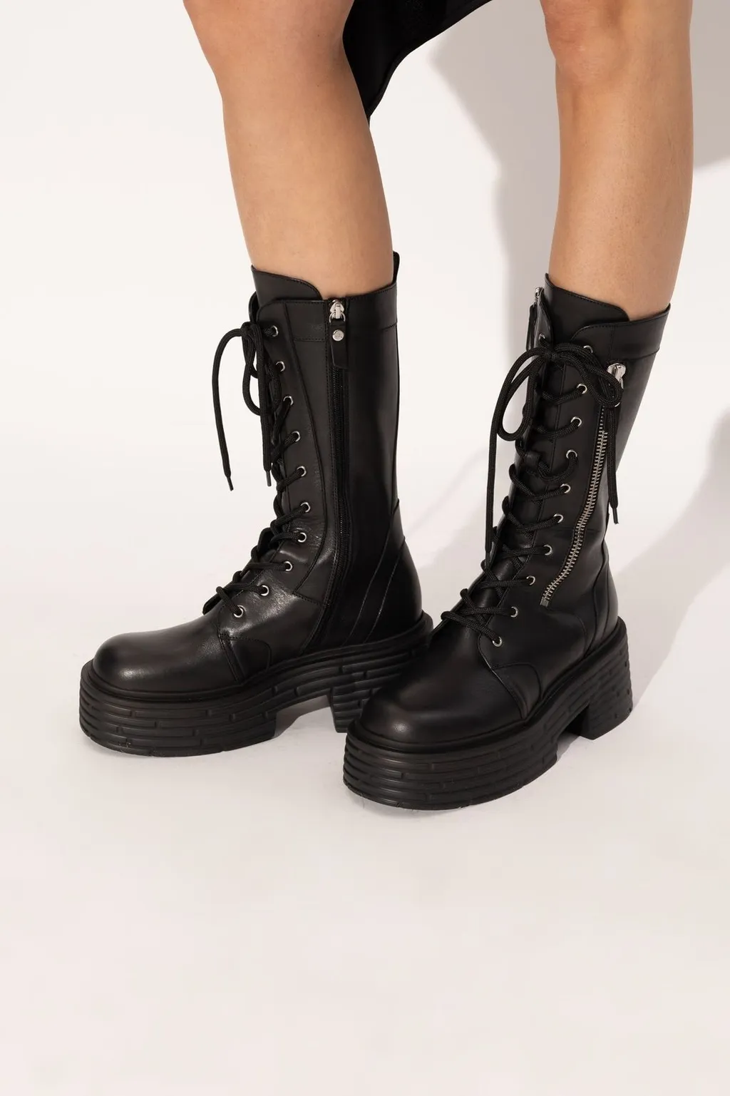 Platform Combat Boots