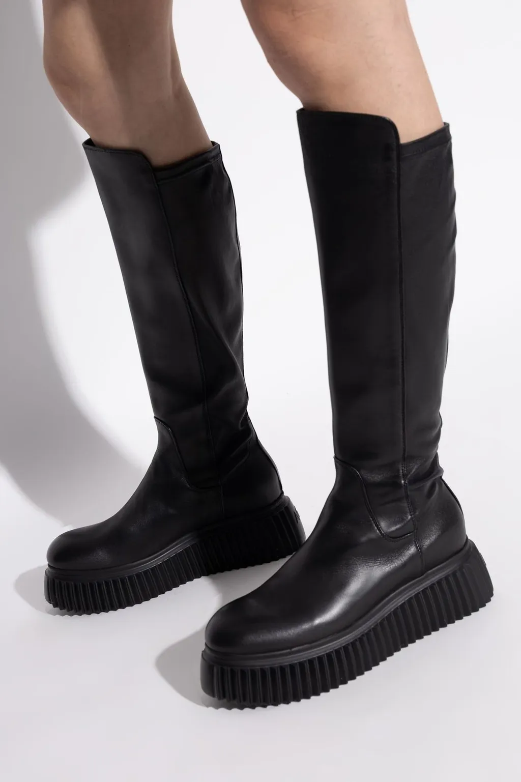 Platform Knee-High Boots