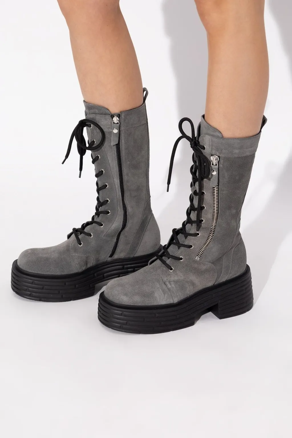 Platform Combat Boots