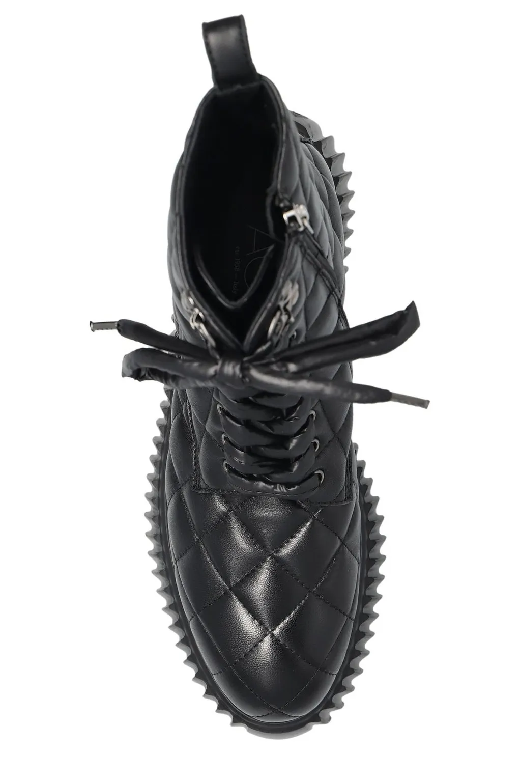 Quilted Platform Combat Boots