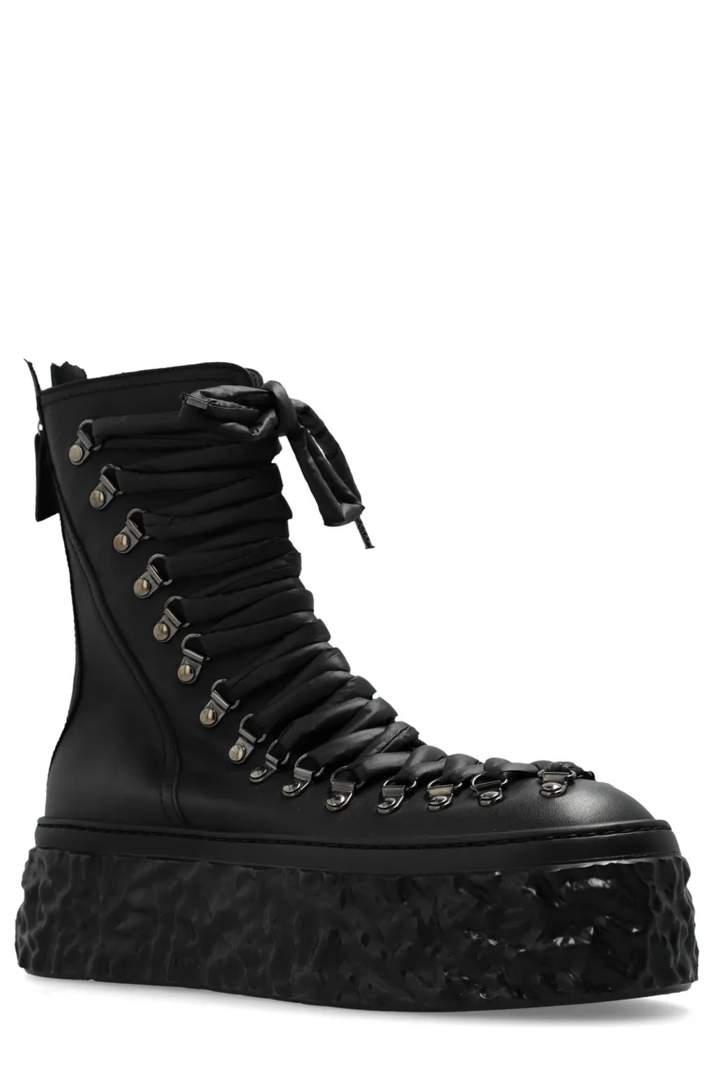 Platform Lace-Up Boots