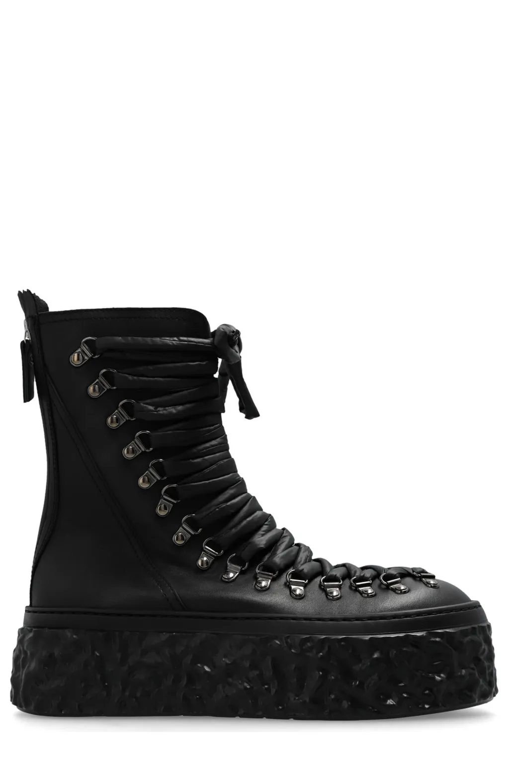 Platform Lace-Up Boots