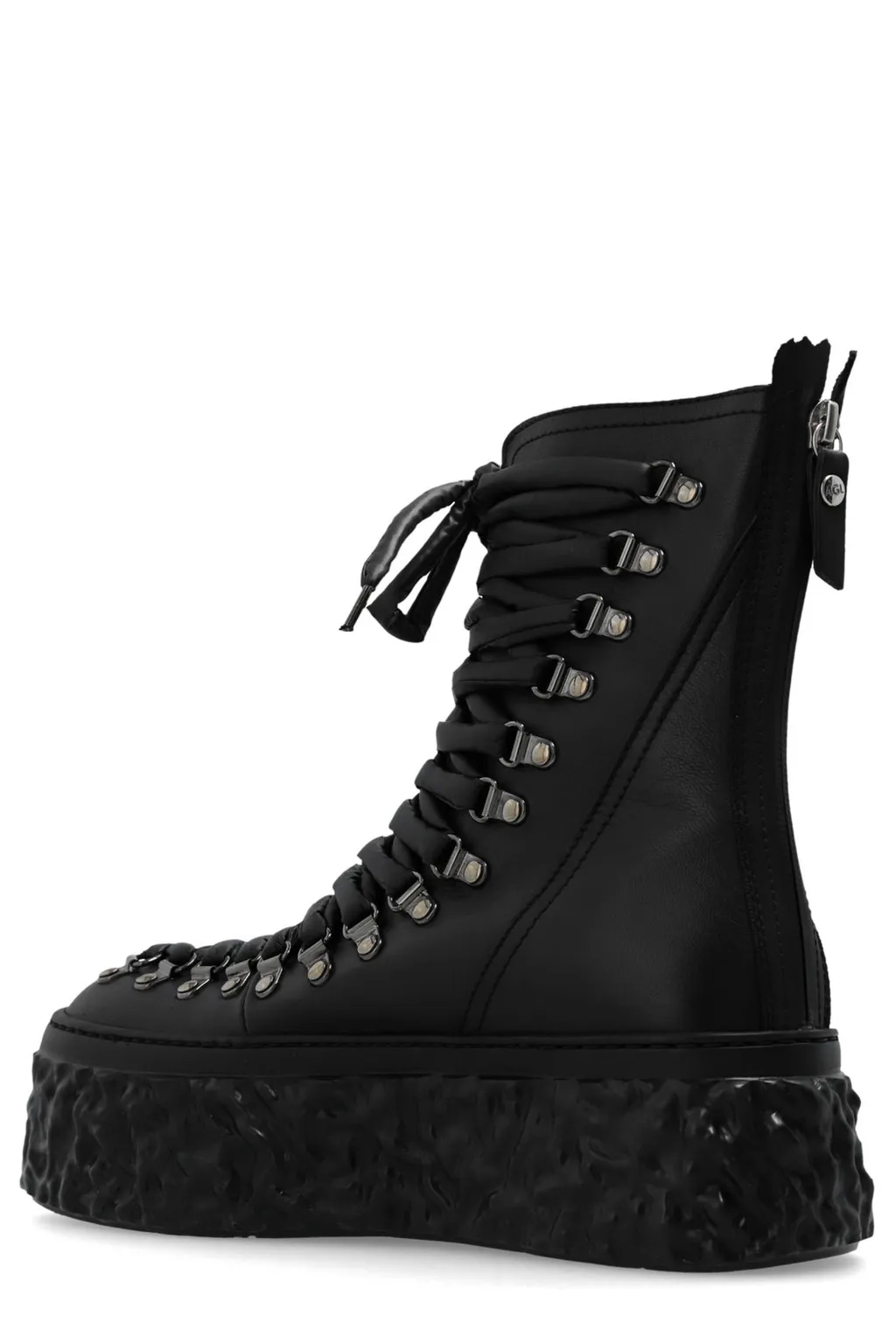 Platform Lace-Up Boots