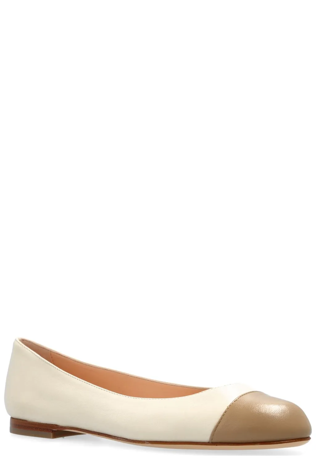Cap Toe Ballet Flats