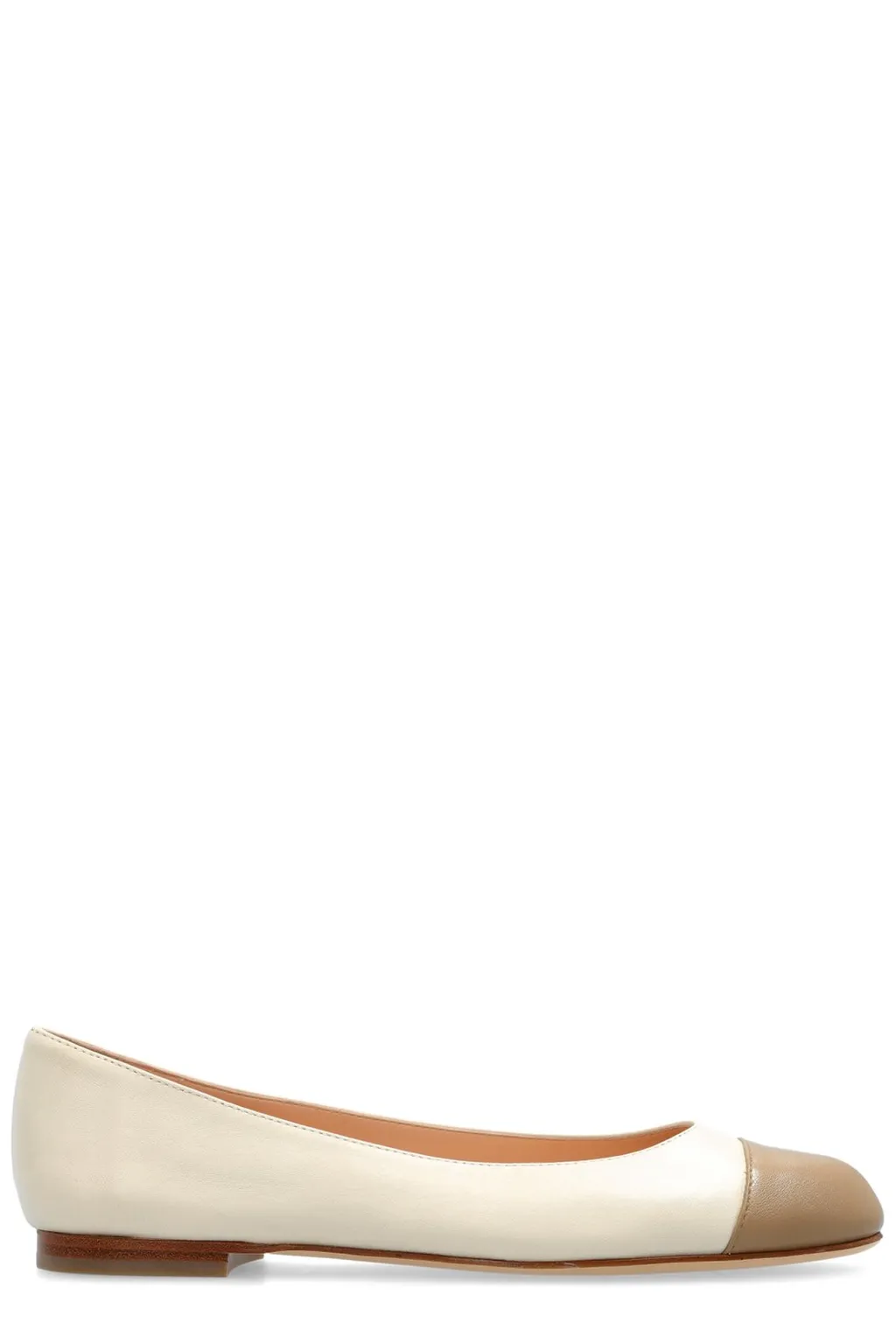 Cap Toe Ballet Flats