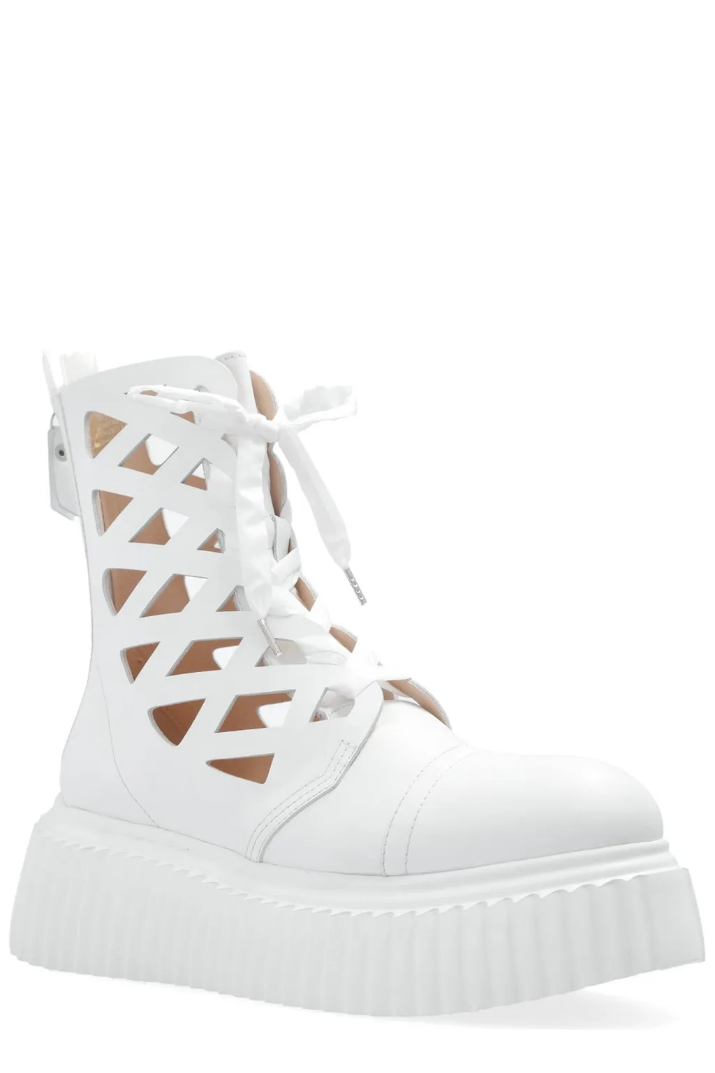 Platform Lace-Up Boots