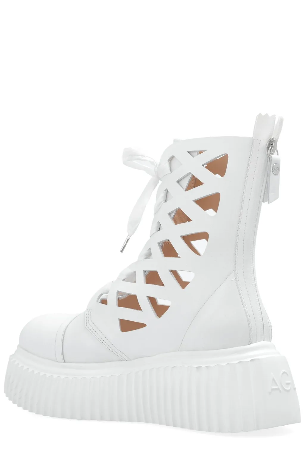 Platform Lace-Up Boots