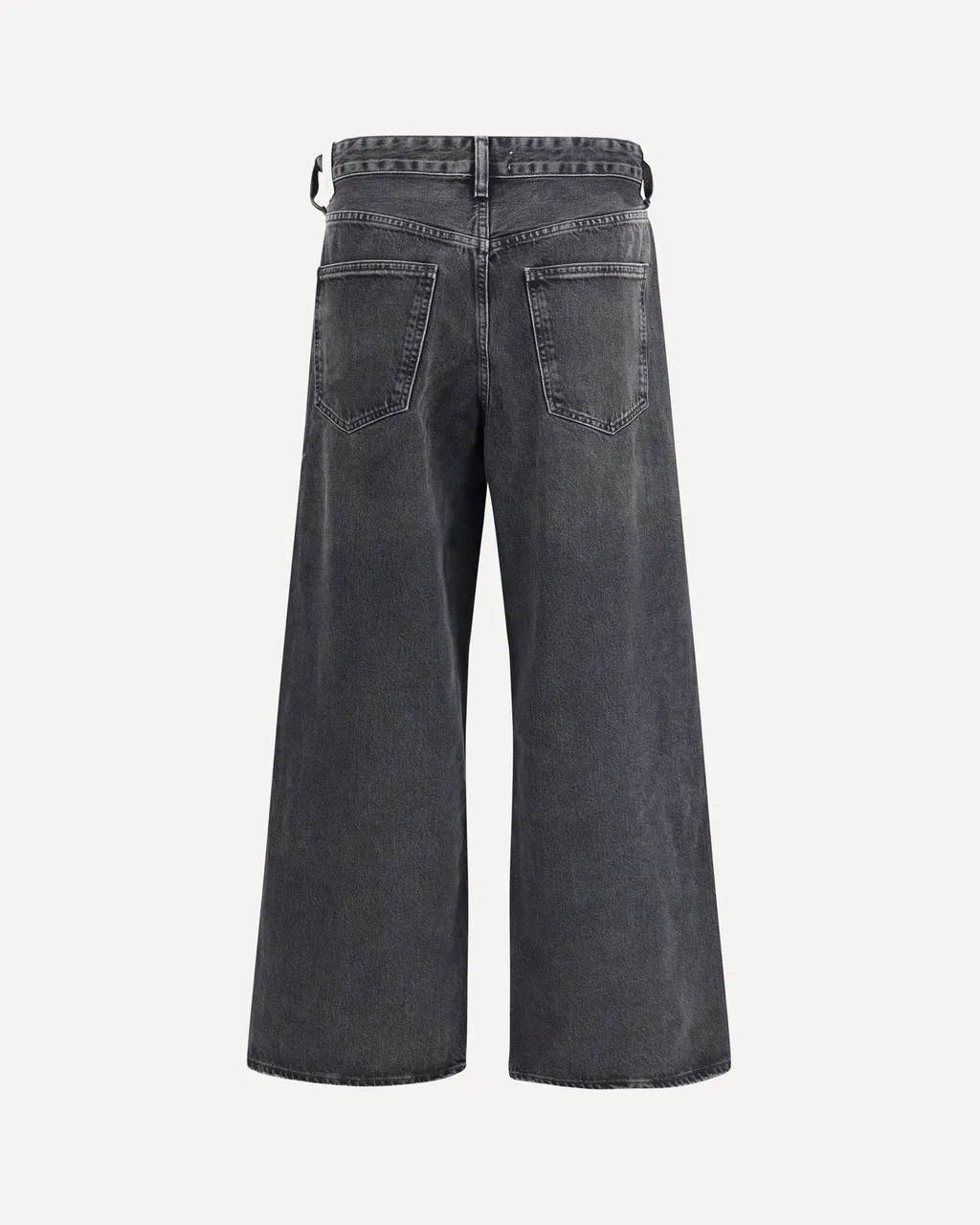 Wide-Leg Denim Jeans