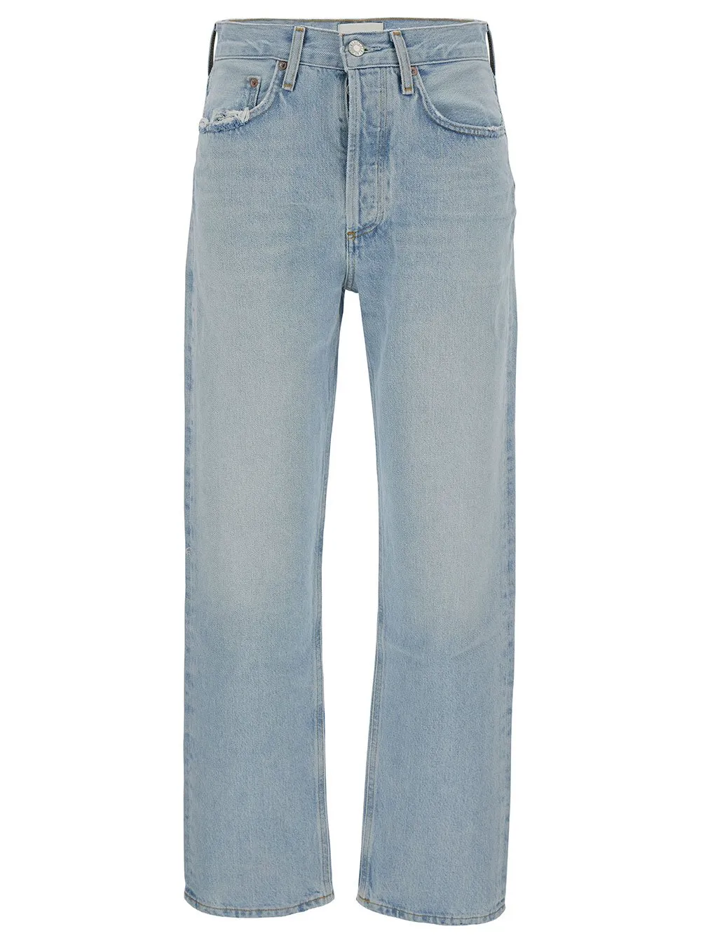High-Rise Straight-Leg Jeans