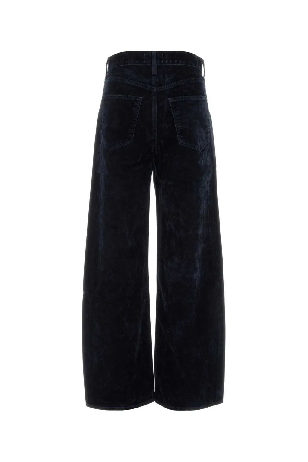 Wide-Leg Velvet Pants