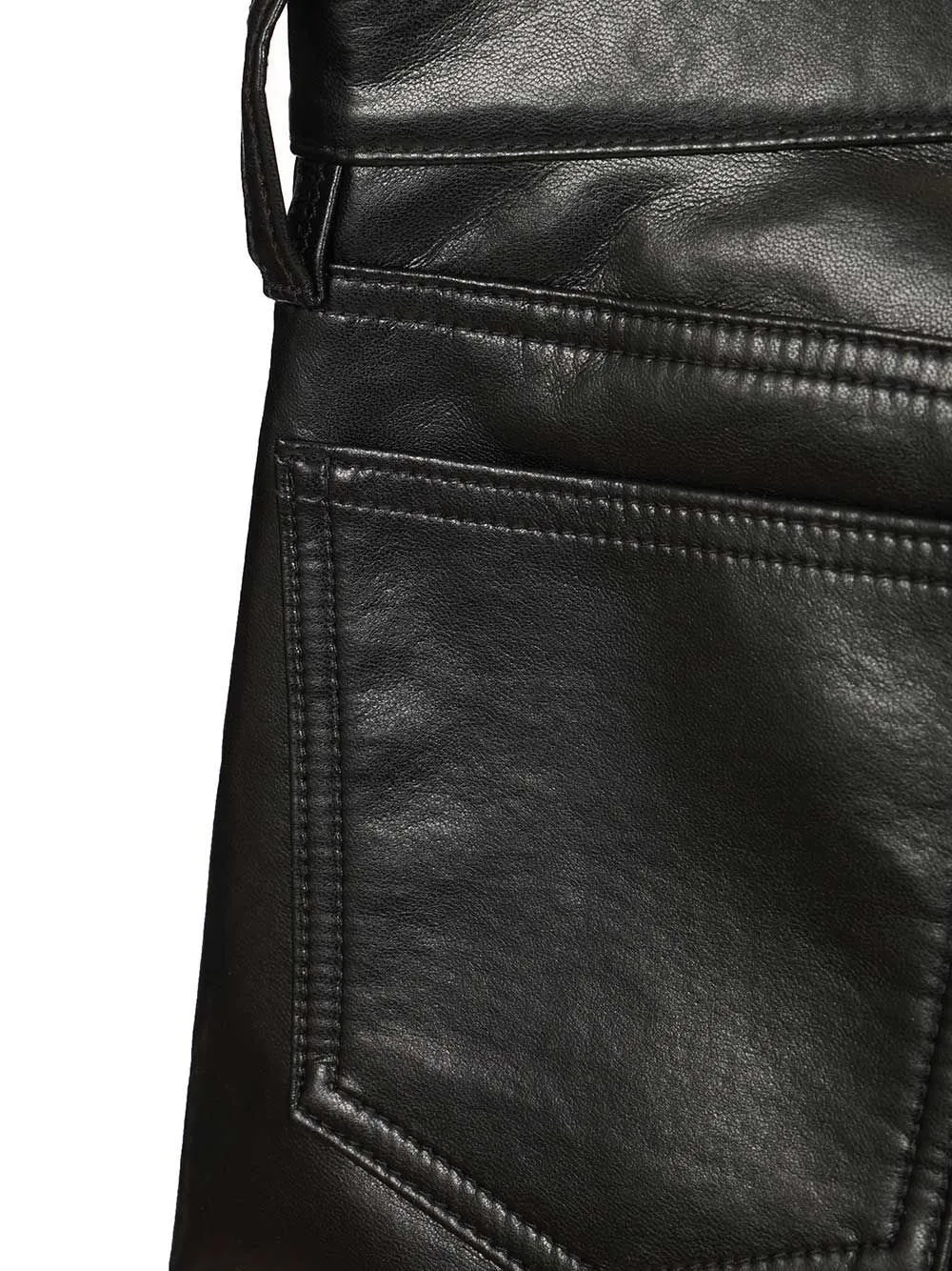High-Waisted Straight-Leg Trousers