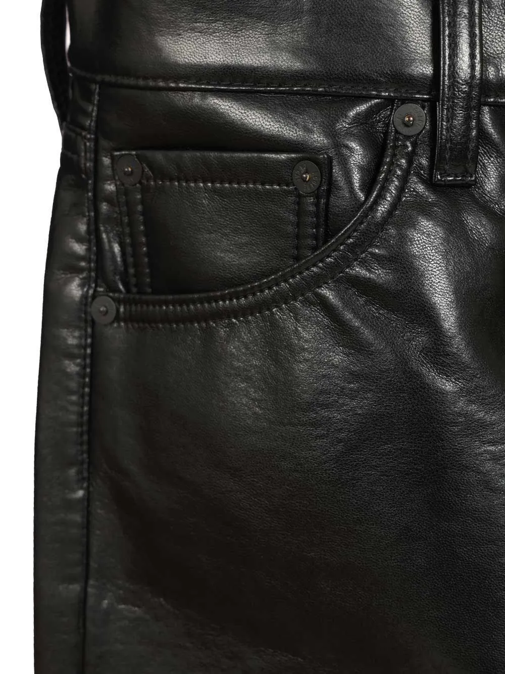 High-Waisted Straight-Leg Trousers