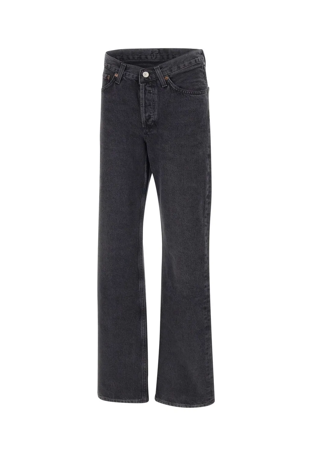 High-Waisted Straight Leg Jeans