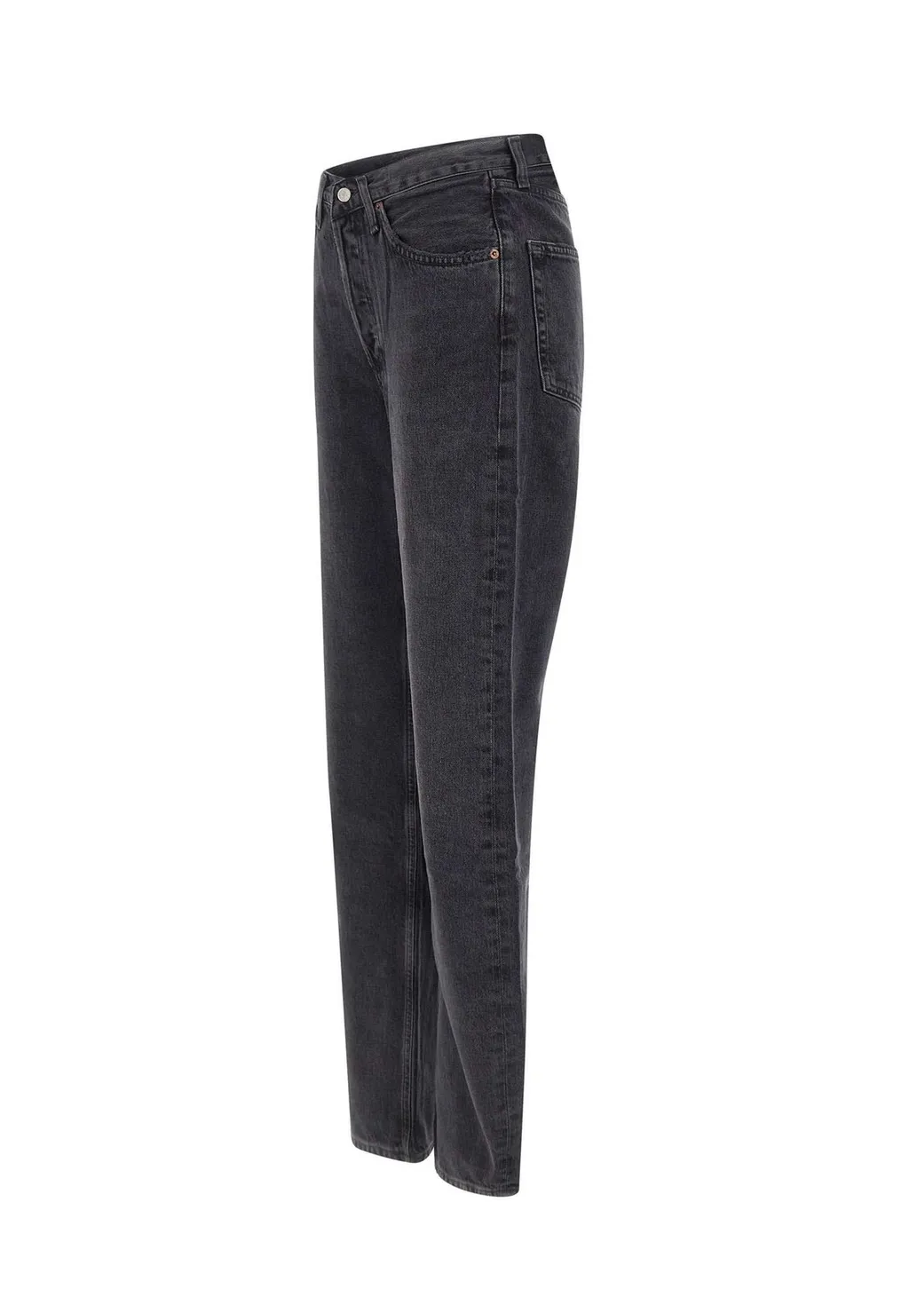 High-Waisted Straight Leg Jeans