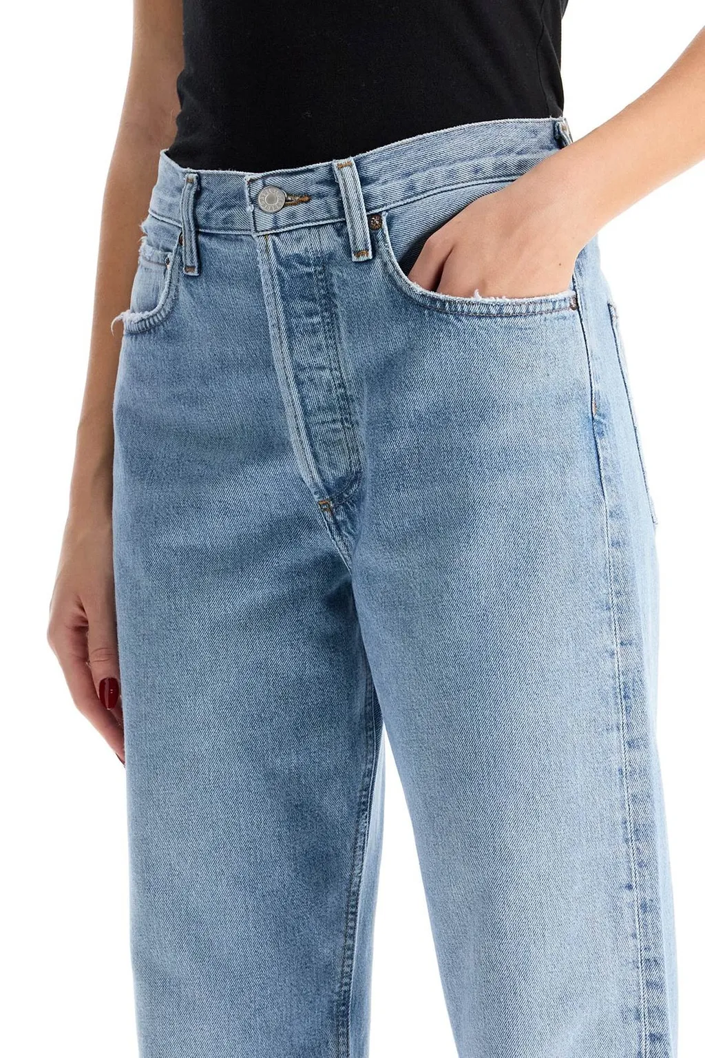 High Rise Straight Leg Jeans
