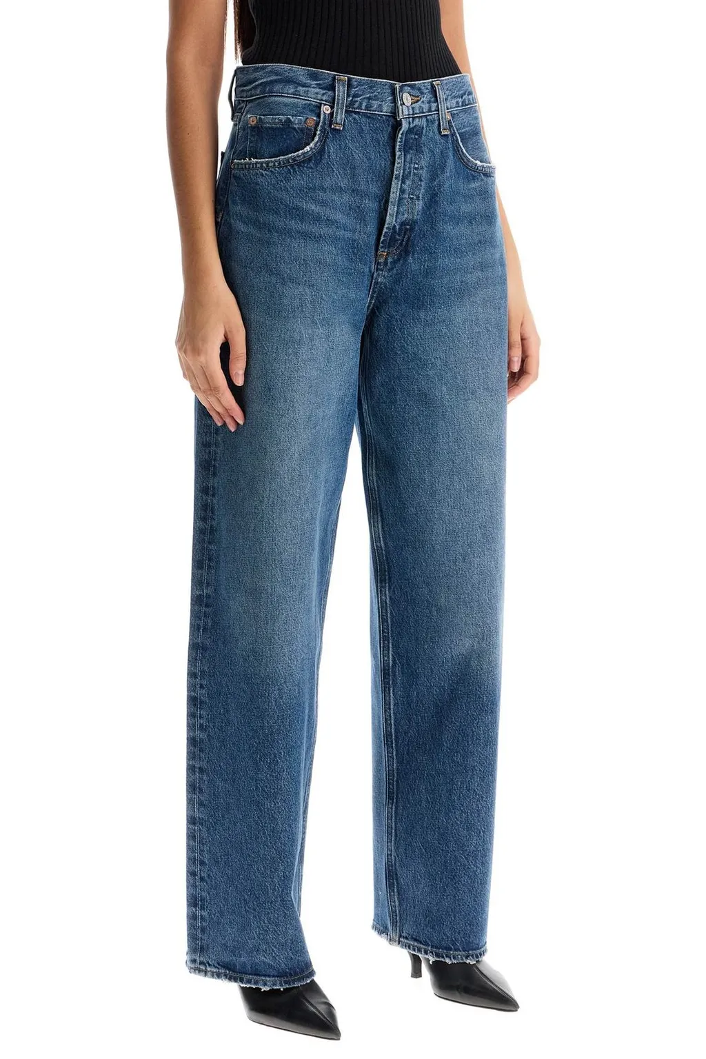 High Waisted Wide Leg Jeans