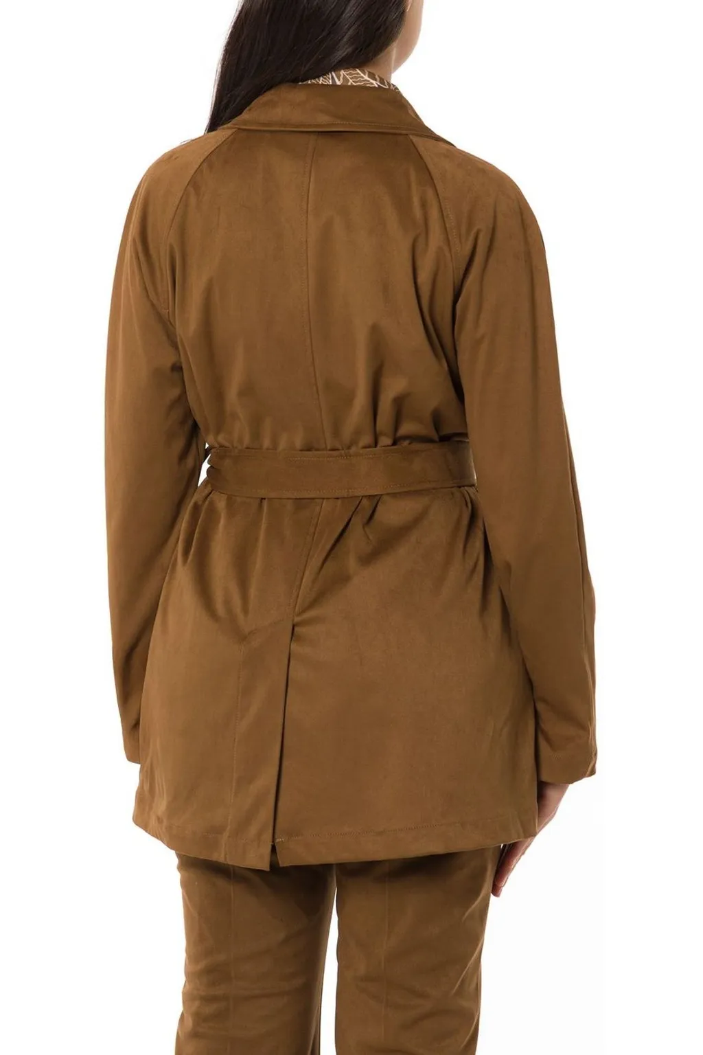 Double-Breasted Trench Coat With Belt