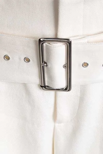Belted Wide-Leg Trousers
