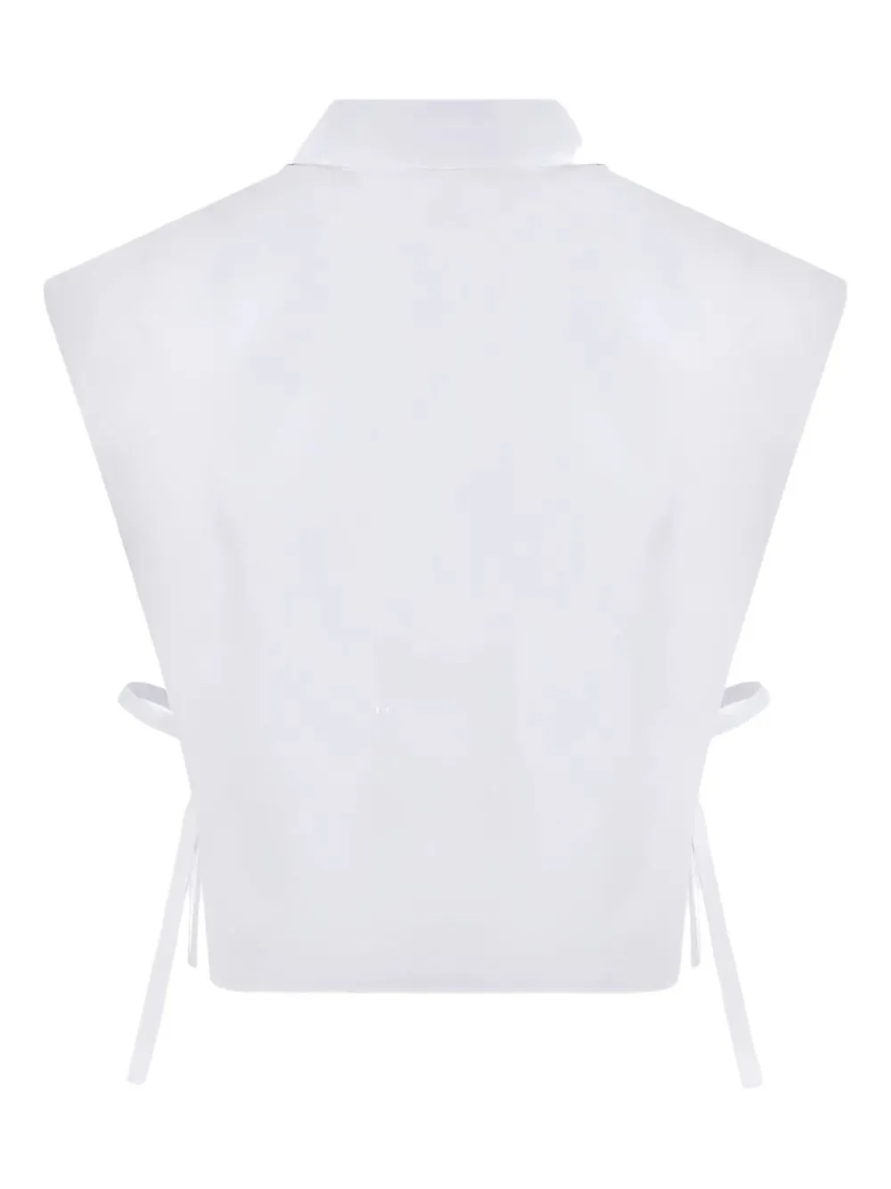Collared Blouse With Side Ties
