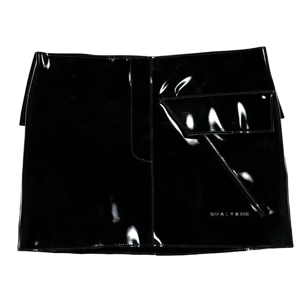 Patent Leather Mini Skirt