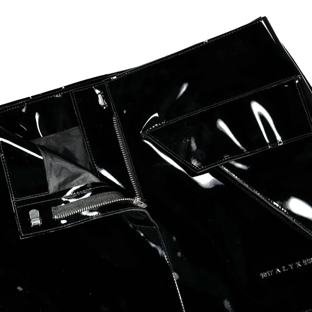 Patent Leather Mini Skirt