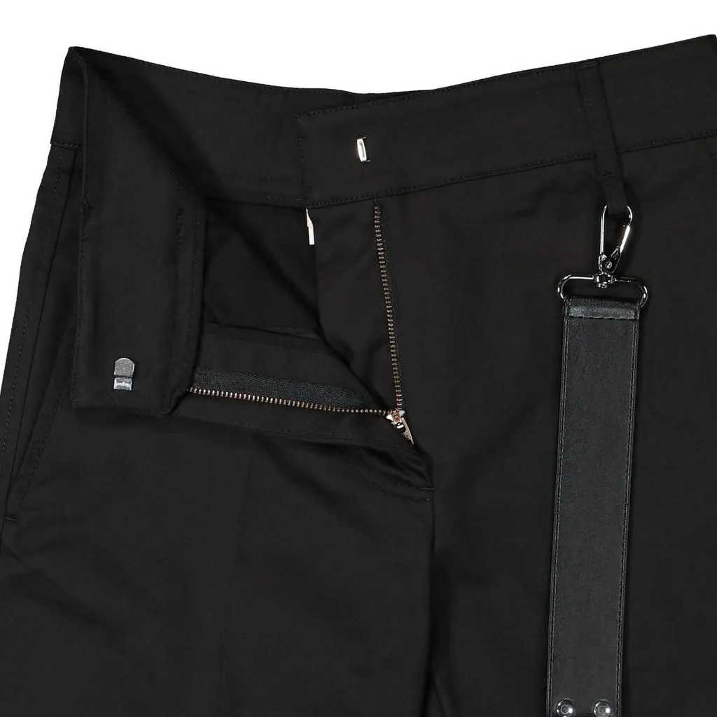 Wide-Leg Trousers With Harness Detail