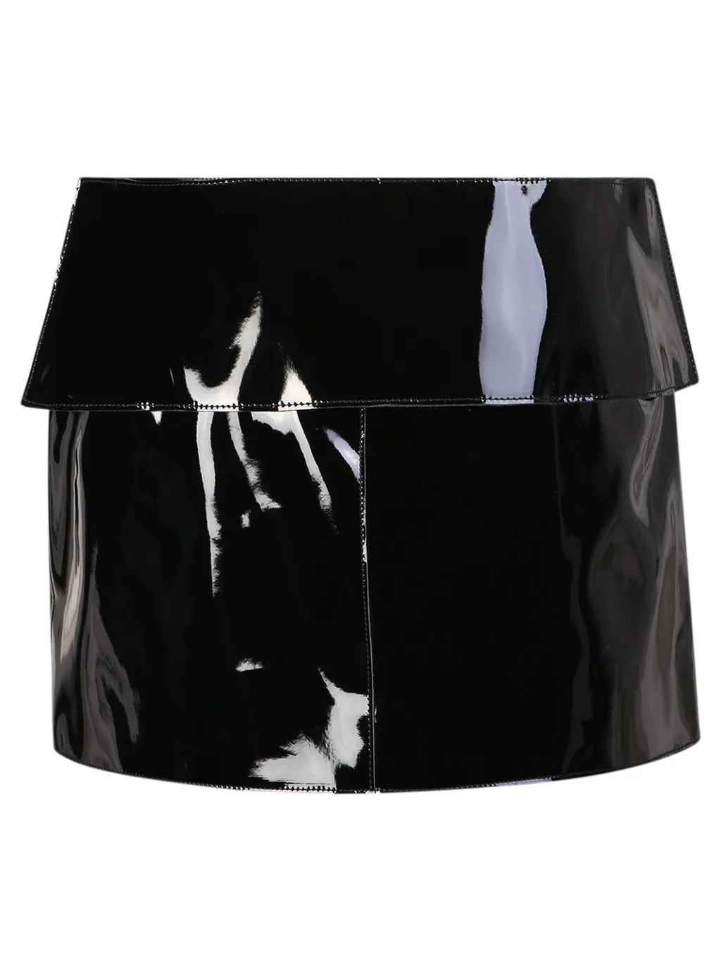 Patent Leather Mini Skirt