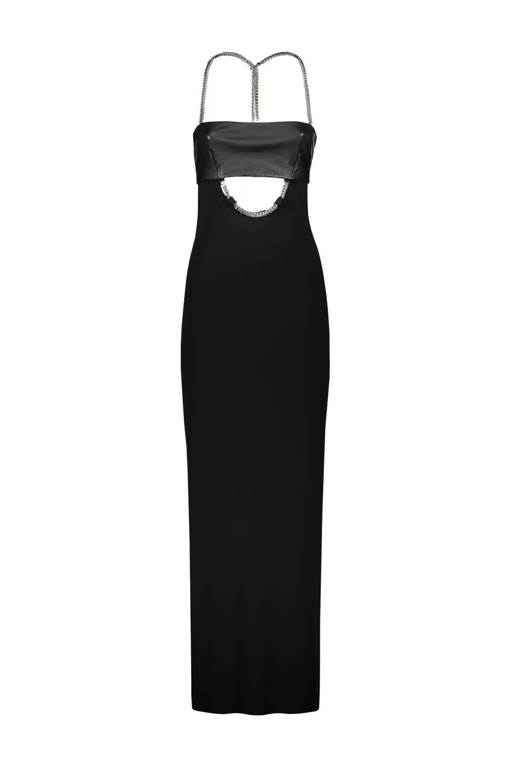Maxi Dress With Cut-Out And Chain Detail