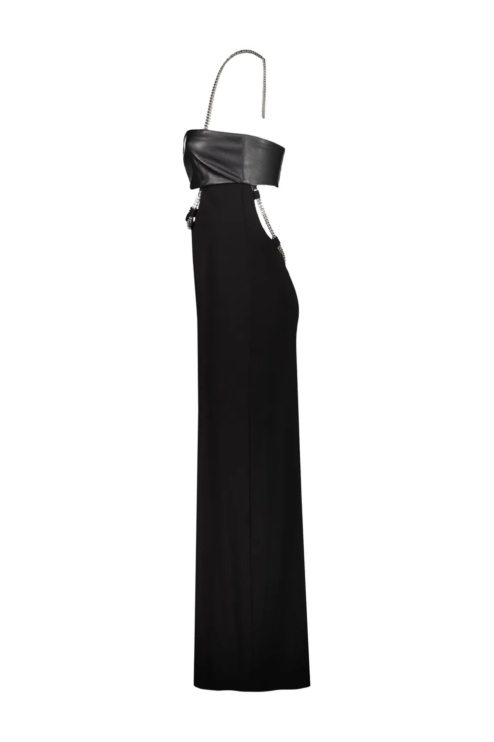 Maxi Dress With Cut-Out And Chain Detail
