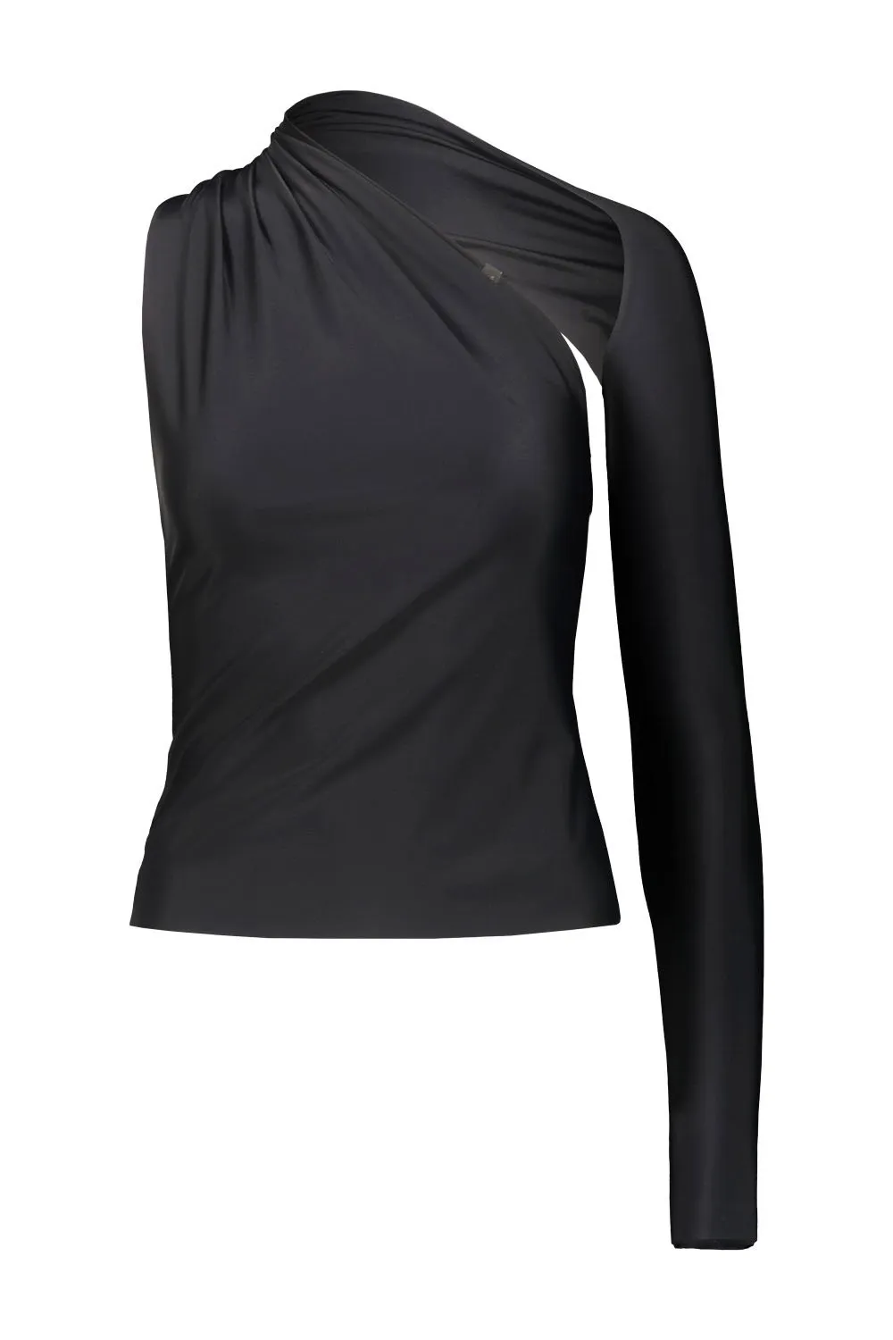 One-Shoulder Draped Top