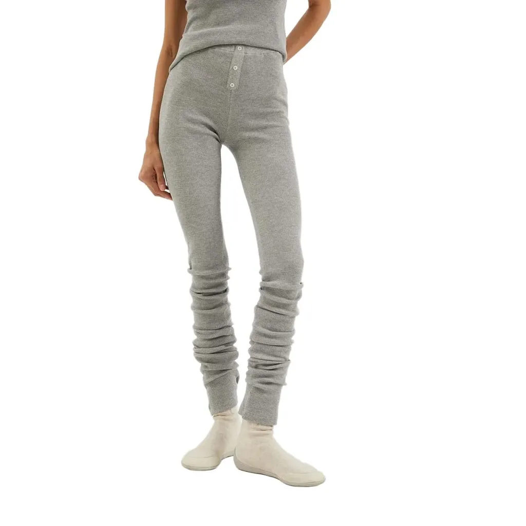 Ribbed Henley Leggings