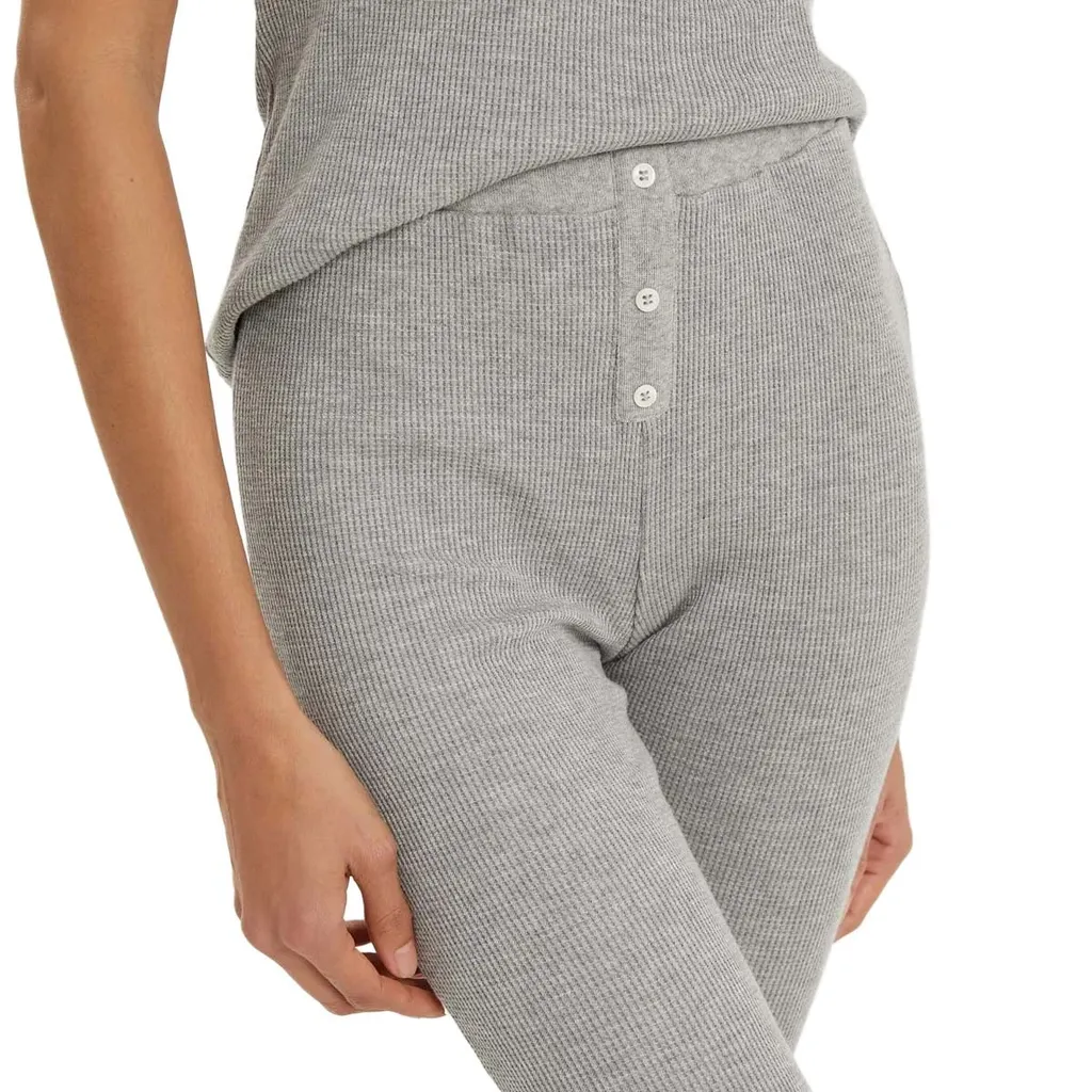Ribbed Henley Leggings