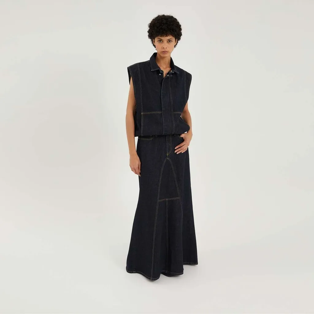 Maxi Denim Skirt