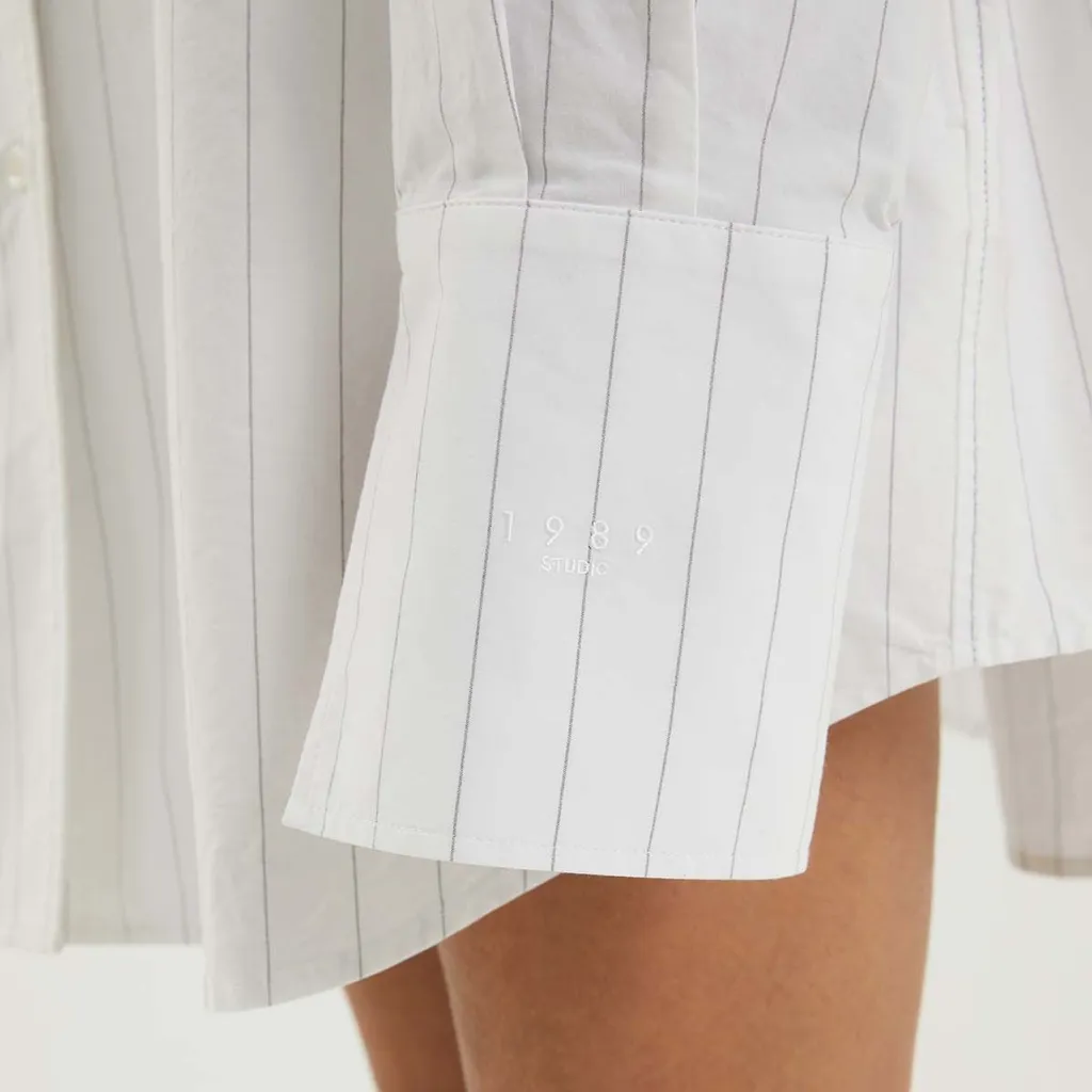 Striped Button-Up Shirt