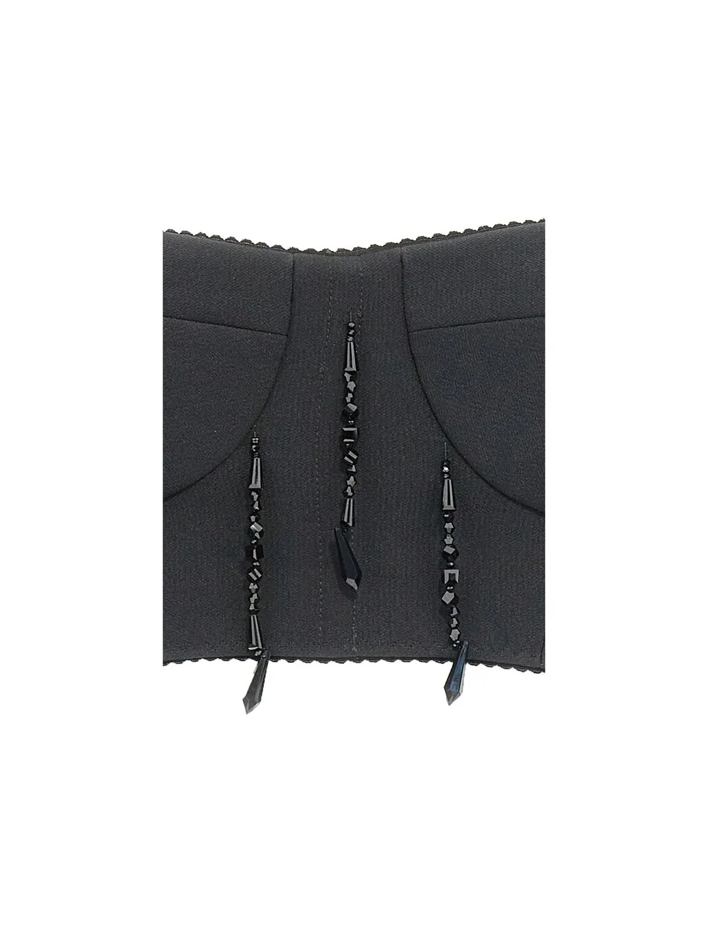 Corset Top With Beaded Embellishment