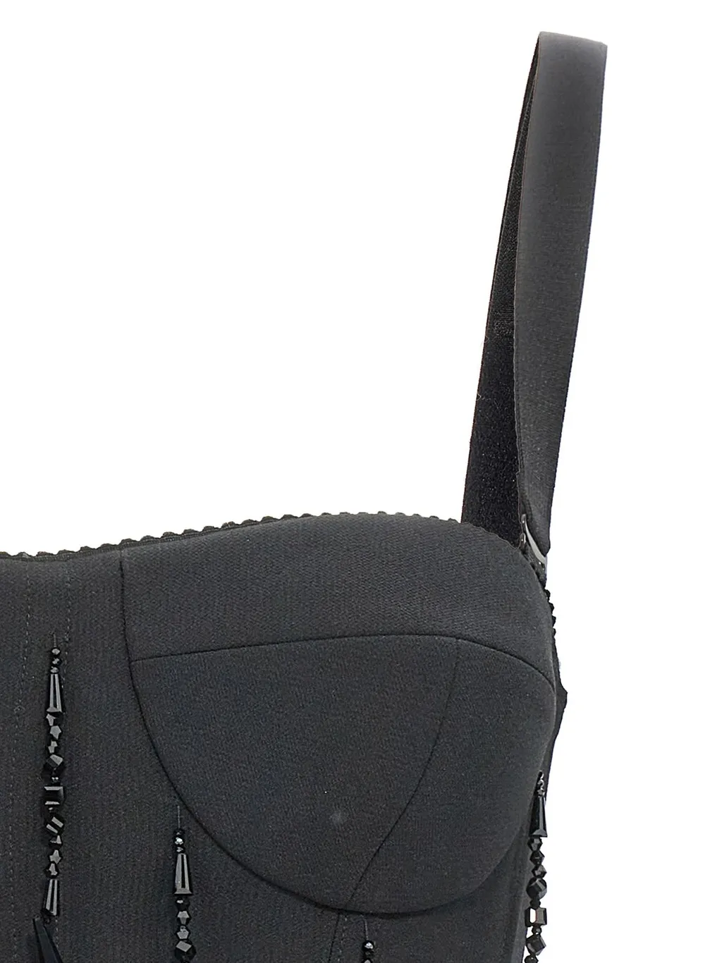 Corset Top With Beaded Embellishment