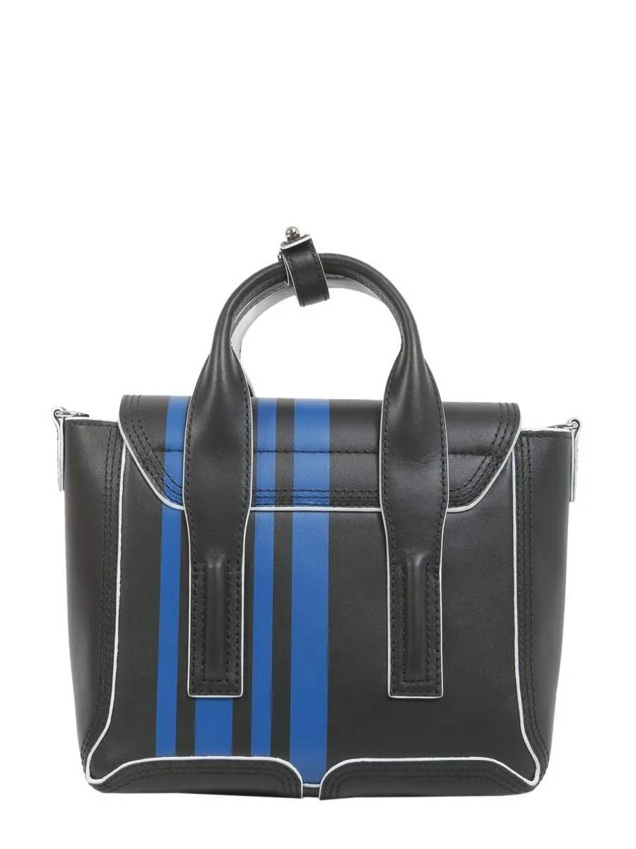 Satchel Bag With Stripes