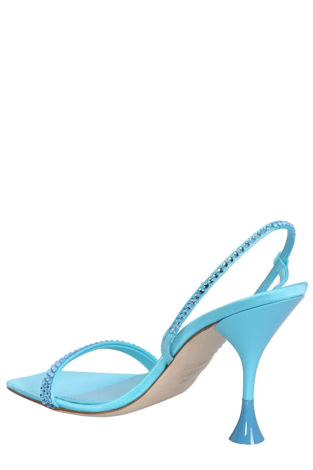 Slingback Sandals With Crystals