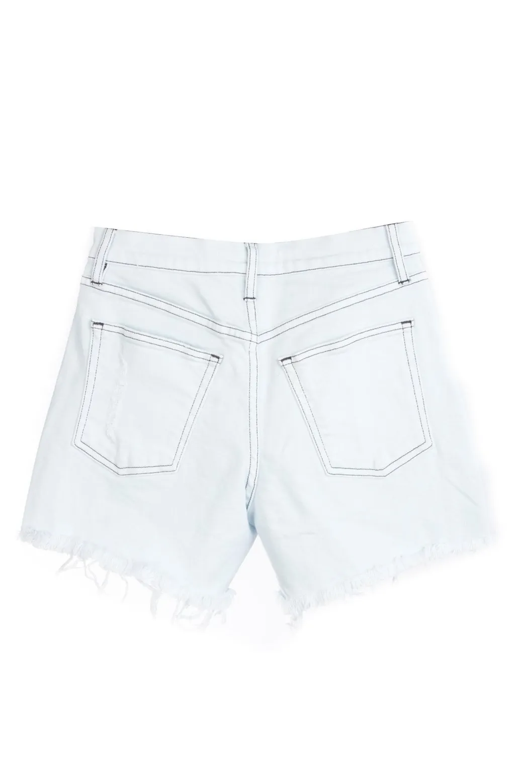 High-Waisted Denim Shorts