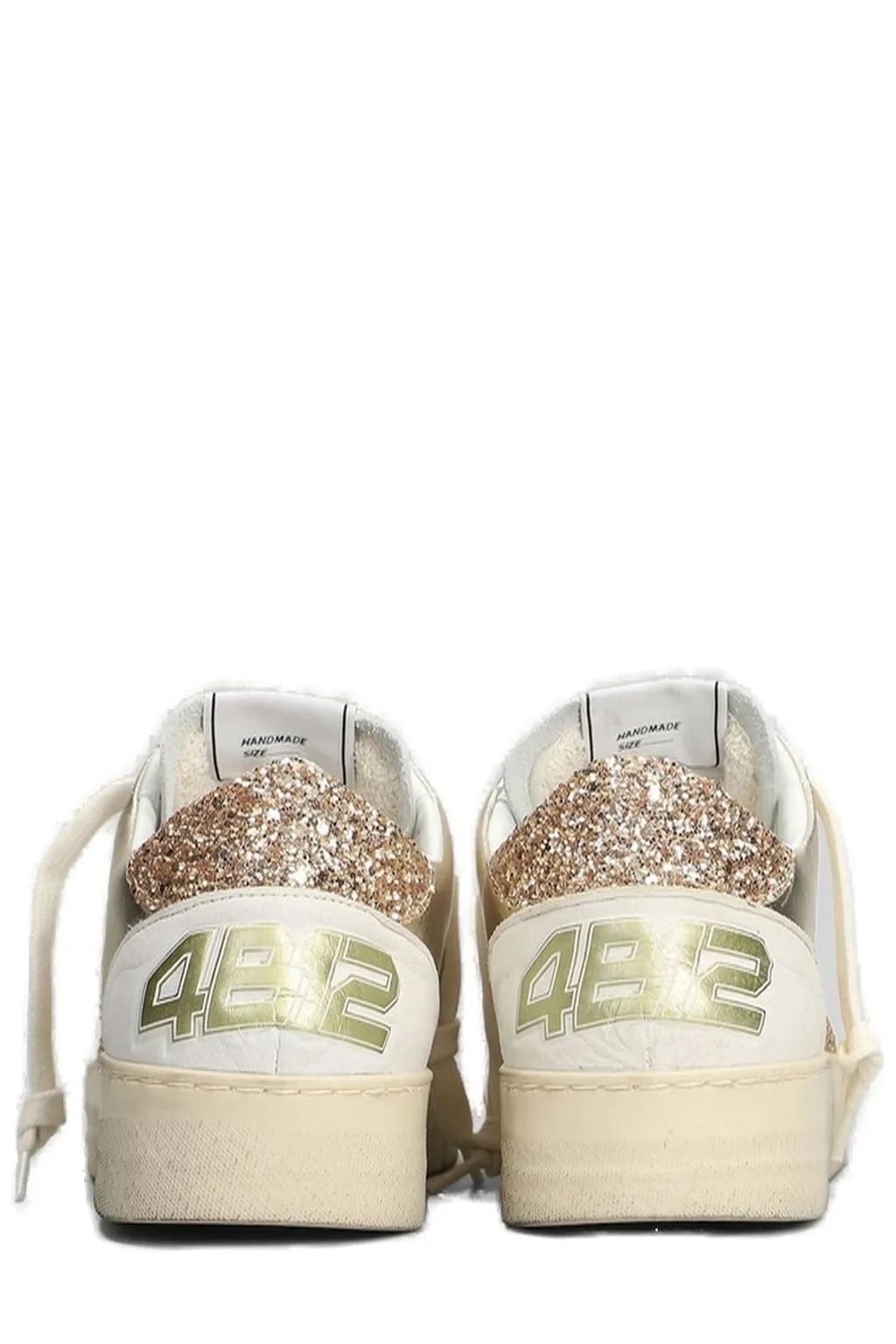 Low-Top Sneakers With Glitter Details